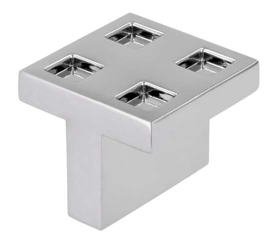Afbeeldingen van Siro Meubelgreep metaal - boorafstand 16mm/L 30mm/H 25mm/B 30mm - chroom glanzend 