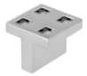 Afbeeldingen van Siro Meubelgreep metaal - boorafstand 16mm/L 30mm/H 25mm/B 30mm - chroom glanzend 