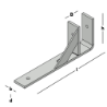 Afbeeldingen van GB F-anker - 150x400mm 60x10mm - elektrolitisch verzinkt
