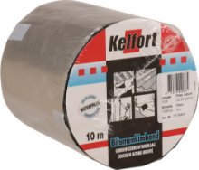 Afbeeldingen van Kelfort Bitumenkimband - 150mm x 10 meter - aluminium kleur 