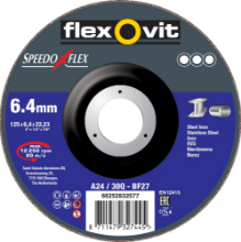 Afbeeldingen van Flexovit Afbraamschijf - Ø125x6.4x22.2mm - staal en zachte metalen