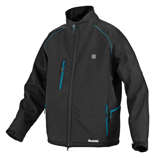 Afbeeldingen van Makita verwarmde jas CJ105DA1XL - maat XL - inclusief 2.Ah accu, lader en jasadapter