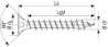 Afbeeldingen van Spax 6.0x40 PZ3 spaanplaatschroef - platkop - RVS A2
