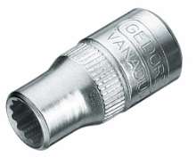 Afbeeldingen van Gedore doppen 1/4" UD-profiel 12-kant in inches