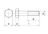 Afbeeldingen van Stalen bouten 8.8   m10x220   din 931 verz