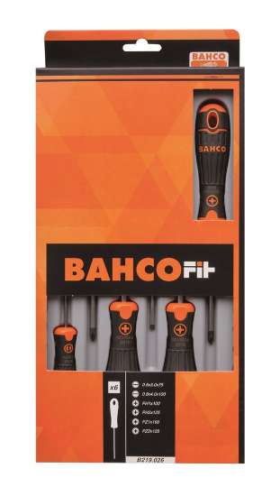 Afbeeldingen van Bahco bahcofit schroevendraaierset, 6 stuks