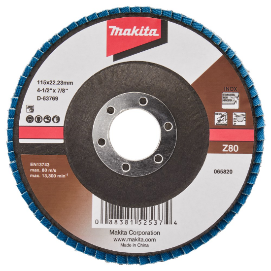 Afbeeldingen van Makita Lamellenschijf D-63769-10 - Ø115mm - Z80 10 stuks