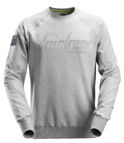 Afbeeldingen van Snickers sweatshirt 2882-2800 maat S licht grijs