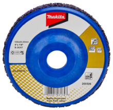 Afbeeldingen van Makita Reinigingsschijf B-36267 - Ø125mm - paars 