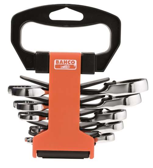 Afbeeldingen van Bahco ring-steekratelsleutelset stubby 6 delig (10RM/SH6)