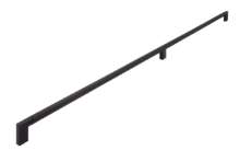 Afbeeldingen van Siro Meubelgreep metaal - boorafstand 2x368mm/L 750mm/H 32mm/B 12mm mat zwart 