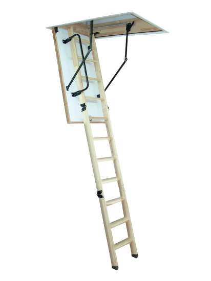 Afbeeldingen van Altrex Zoldertrap Woodytrex-De Luxe - 120x60cm 