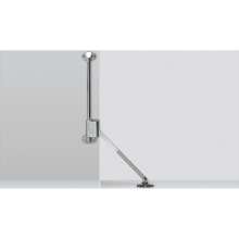 Afbeeldingen van Hettich Klephouder Klassik D met lager L 258 D / 350, links, vernikkeld