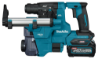 Afbeeldingen van Makita accu combihamer HR010GD201 XGT 40V Max 2x2,5 Ah accu - inclusief snellader en stofafzuiging in Mbox