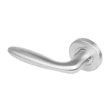 Afbeeldingen van INTERSTEEL Gatdeel links Jupiter op rond rozet staal met 7mm nok rvs 1281