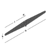Afbeeldingen van GB Staartheng 200 44x2 zwarte Epoxy Coating