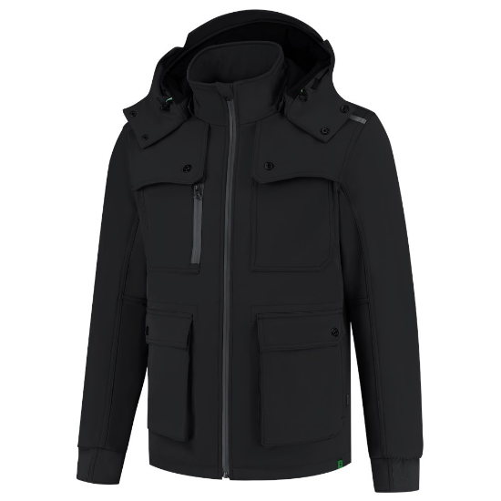 Afbeeldingen van Tricorp softshell jack 402712 - maat 4XL - zwart 