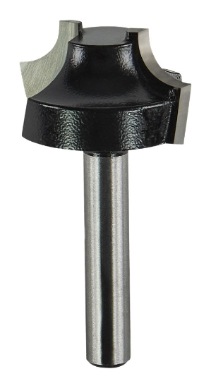 Afbeeldingen van Makita S-profielfrees - Ø25,4x13,5mm radius 6,4mm - schacht Ø6mm 2 beitels