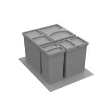 Afbeeldingen van Hettich Bin.it Vario 600 - 1200, 41 l (1 x 17 l / 1 x 11 / 1 x 8 l / 1 x 5 l)
