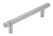 Afbeeldingen van Siro Meubelgreep metaal - boorafstand 96mm/L 132mm/H 26mm/B 10mm - RVS 