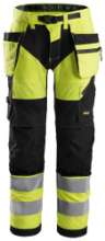 Afbeeldingen van Snickers werkbroek 6932-6604 maat 250 geel
