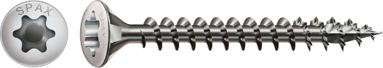 Afbeeldingen van Spax spaanplaatschroef - Ø4.5x50mm T20 - lenskop RVS