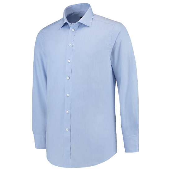 Afbeeldingen van Tricorp overhemd stretch 705006 Blauw 50/5