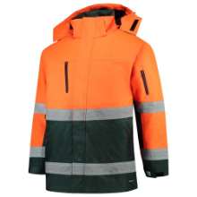 Afbeeldingen van Tricorp parka TPE3001 403004 Oranje/Groen 5XL