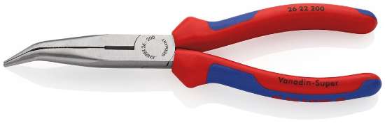 Afbeeldingen van KNIPEX Platspitse tang met zijsnijder