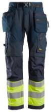 Afbeeldingen van Snickers werkbroek 6931-9566  d. blauw