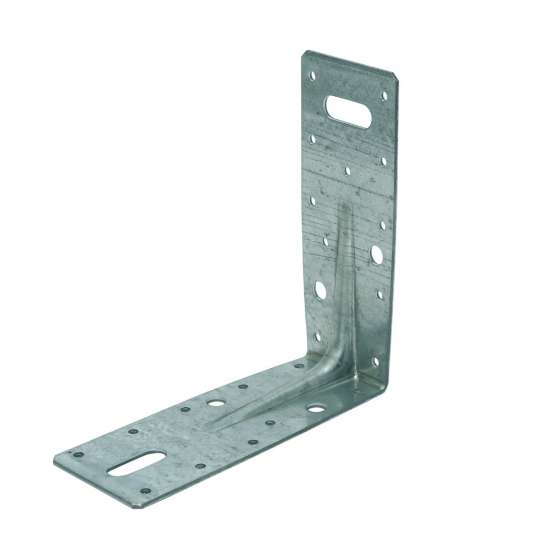 Afbeeldingen van GB Hoekanker met ril 150x150 60x2,5 Zink-Magnesium