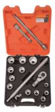 Afbeeldingen van Bahco doppenset 3/4" inch SLX 17AF