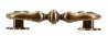 Afbeeldingen van Siro Hangende handgreep metaal - boorafstand 64mm/L 84mm/H 17mm/B 48mm - antiek messing 