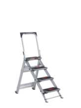 Afbeeldingen van Altrex trap Brenta - 4 treden - met grote bordessen  Op=Op