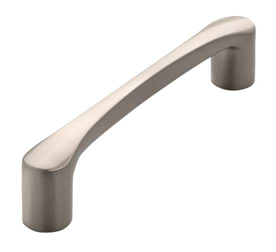 Afbeeldingen van Siro Meubelgreep metaal - boorafstand 128mm/L 147mm/H 34mm/B 19mm - RVS effect 