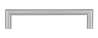 Afbeeldingen van Siro Meubelgreep metaal - boorafstand 128mm/L 138mm/H 32mm/B 10mm RVS 
