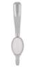 Afbeeldingen van Siro Kapstokhaak metaal - boorafstand 24mm/L 158mm/H 64mm/B 34mm chroom glanzend/wit 