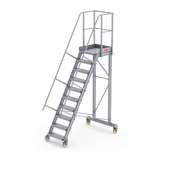Afbeeldingen van Altrex bordestrap - 10 treden - 60 graden hellingshoek 