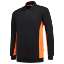 Afbeeldingen van Tricorp polo sweater bicolor 302003 Zwart/Oranje L