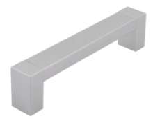 Afbeeldingen van Siro Meubelgreep kunststof - boorafstand 96mm/L 106mm/H 24mm/B 14mm - aluminium 