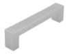Afbeeldingen van Siro Meubelgreep kunststof - boorafstand 96mm/L 106mm/H 24mm/B 14mm - aluminium 