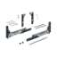 Afbeeldingen van Hettich SlideLine M Beslagset voor gedempte deuren (sluitings-, openings- en collisiedemping), 10 kg, Minimale deurbreedte mm: 450