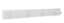 Afbeeldingen van Siro Haaklijst metaal - boorafstand 298mm/L 322mm/H 43mm/B 38mm wit 