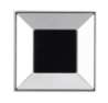 Afbeeldingen van Siro Meubelknop metaal - L 39mm/H 16mm/B 39mm chroom glanzend/ zwart 