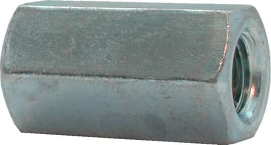 Afbeeldingen van Verbind.Moer Elvz   M5X8X15    Zeskant