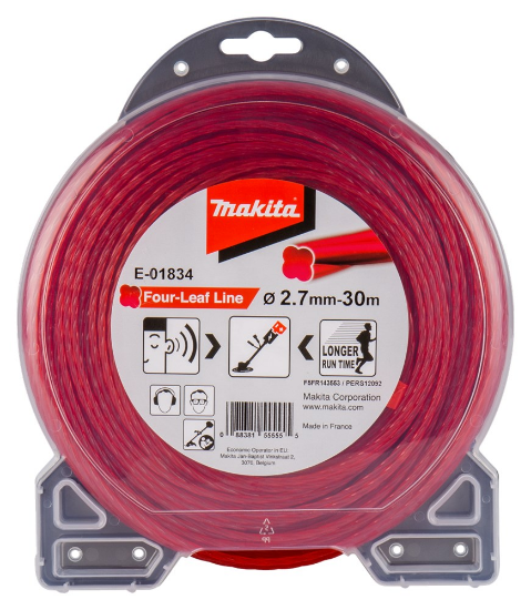 Afbeeldingen van Makita Maaidraad - 2,7mm x 30 meter - rood 