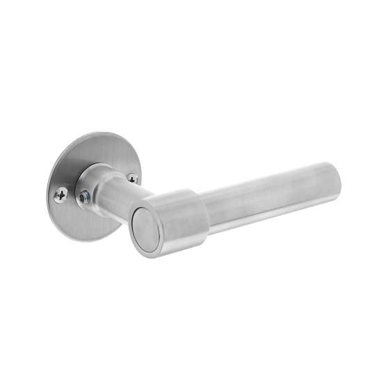 Afbeeldingen van INTERSTEEL Deurkruk L/L-model met rozet 2 mm rvs geborsteld 1670