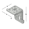 Afbeeldingen van GB XL-Hoek 75x100 70x5 Zink-Magnesium
