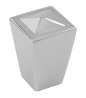 Afbeeldingen van Siro Meubelknop metaal - L 18mm/H 27mm/B 18mm - chroom glanzend 