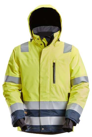 Afbeeldingen van Snickers Workwear AlroundWork, High-Vis Waterproof 37.5® Isolerend Jack Klasse 3 1132